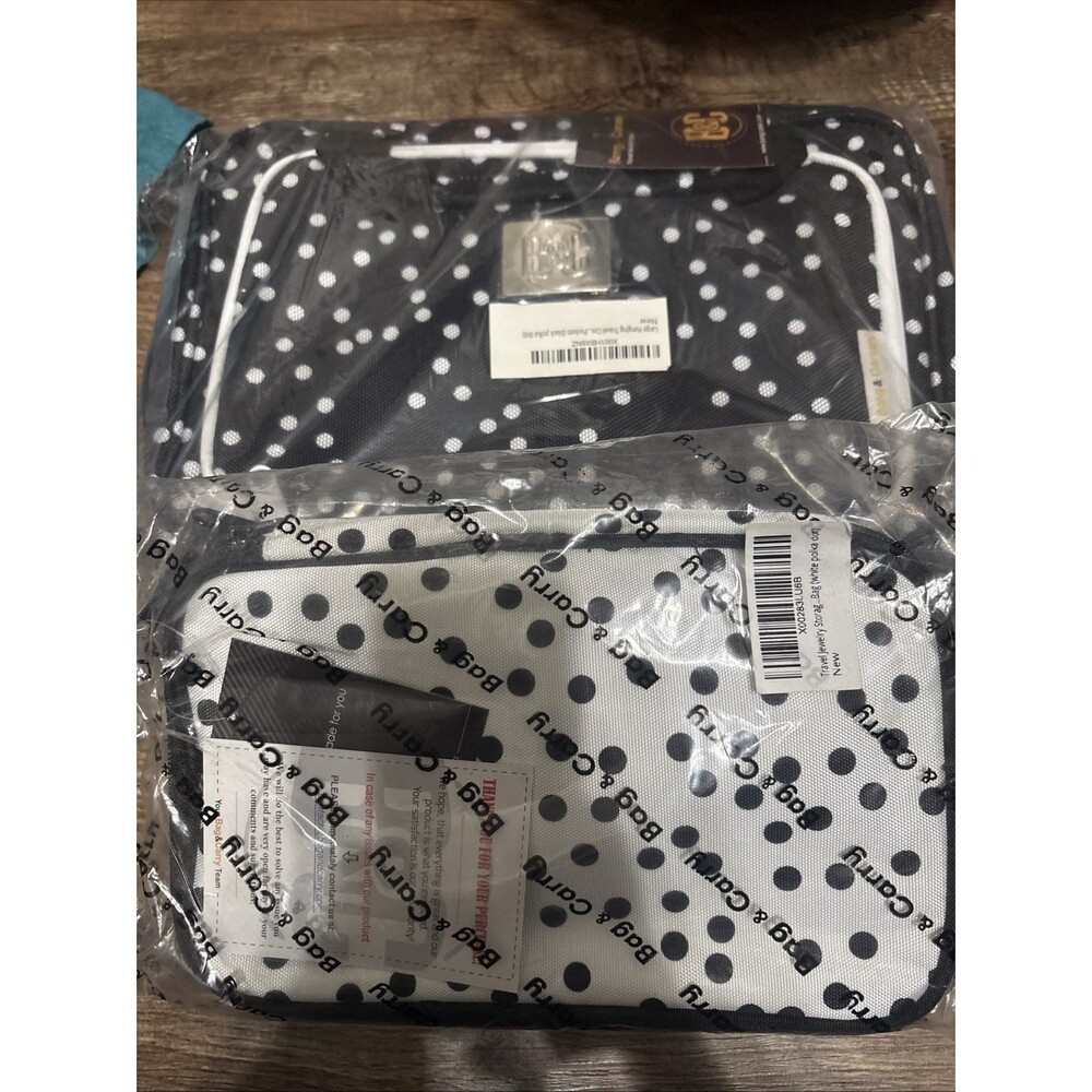 Bang & Carsen Large Hanging Travel Cosmetic Bag Toiletry + Jewelry Organizer NWT